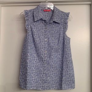 Lilly Pulitzer Eyelet blouse